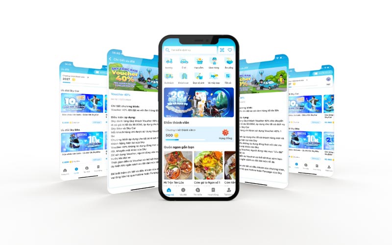 App Sky - Ứng dụng xe công nghệ Việt