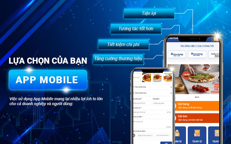 Lợi ích khi sử dụng App Mobile