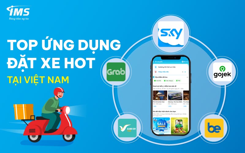 Top ứng dụng đặt xe Hot tại Việt Nam