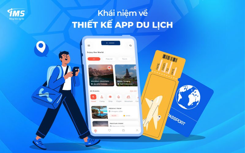 Khái niệm về thiết kế App du lịch